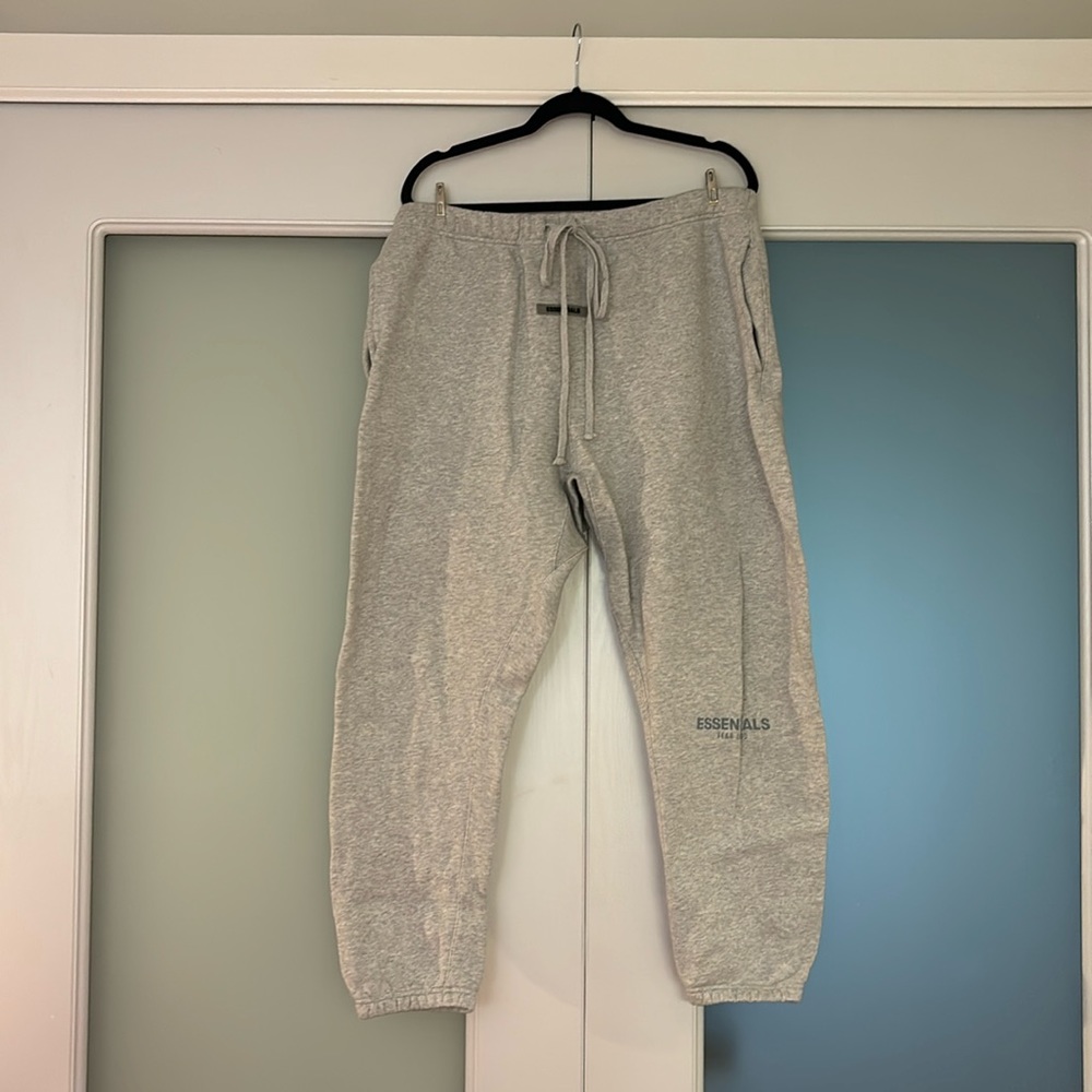 Fear of God Essentials Heather Grey Sweatpants